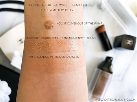 chanel water fresh tint shade.